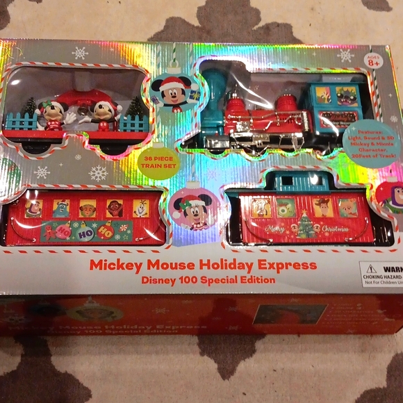 Disney 100 Special Edition, Mickey Mouse Holiday Express Train - Picture 1 of 3